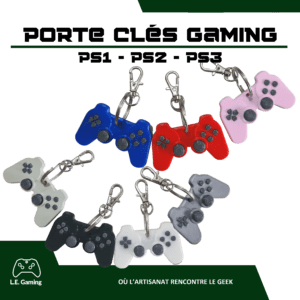 Porte-Clés Manette PS1-PS2-PS3